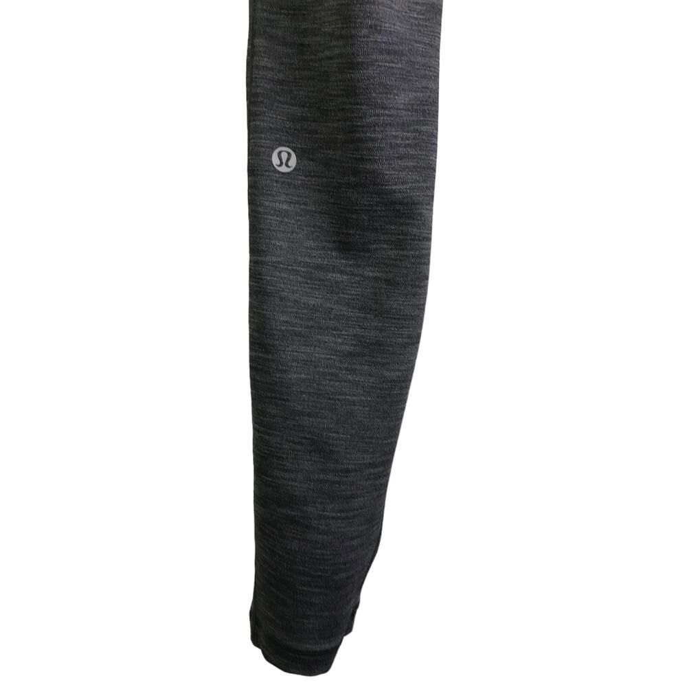 Lululemon Speed Up Tight Full Length Leggings Heathered Black Grey Pockets Sz 8 - Picture 8 of 9